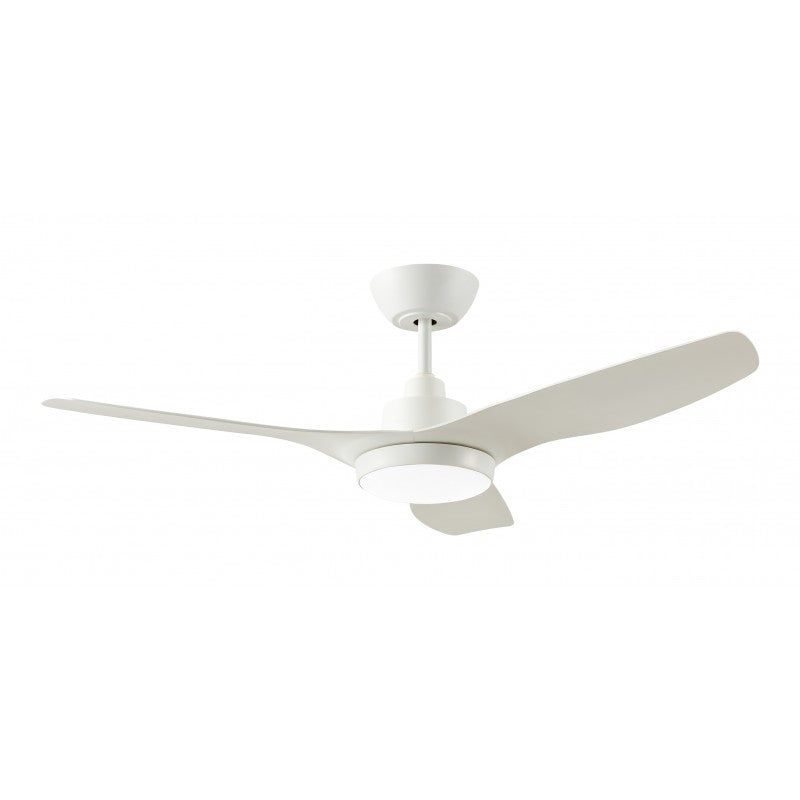 DC3 Ceiling fan white with LED light